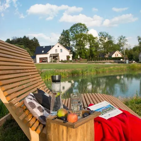U Harrego I Przy Stawie Z Klimatyzacją, Balia, Sauna, Ogrodem I Parkingiem